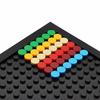 DIY Pixel Art Bricks 1x1 Runde Fliesen Bausteine Kompatibel mit 98138 Groß Anime Figur Montieren Spielzeug Geschenk für