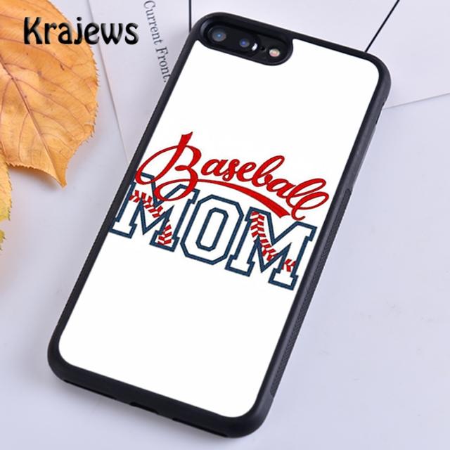 Krajews Softball Mom Bags Soft Phone Case Cover For iPhone 17 Air 16 15 14 Plus 11 12 13 Pro Max Plus Coque Fundas