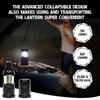 Collapsible LED Camping Lantern | Battery-Powered Super Bright Light | for Emergency Outdoor Camping Hiking & Power Outages