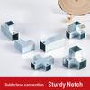 Conector de Tubo Cuadrado Galvanizado