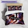 Juventus FC Pattern Printed 3PCS Bedding Set Soft Skin-Friendly Washable Duvet Cover & Pillowcases Set All Season Bedroom