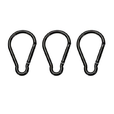 Camping Hiking Carabiner Clip with Spring Snap Lock Aluminum Alloys Carabiner Keychain Hook Clip Spring Link Carabiner