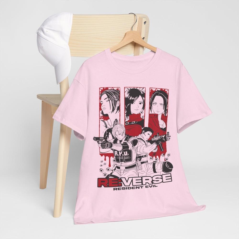 Resident Evil 2 Ada Wong Tshirt Unisexs Womens Anime Gift Remake Game Leon