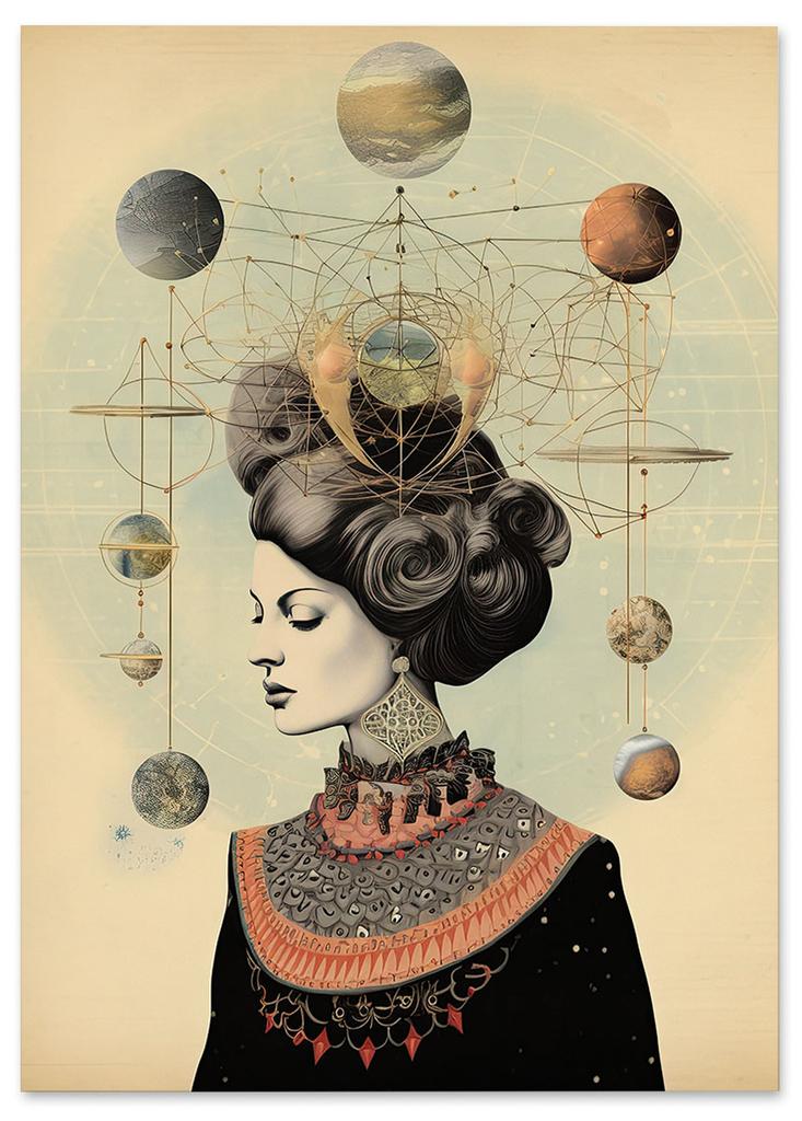 Poster Magic Tarot Planetary System
