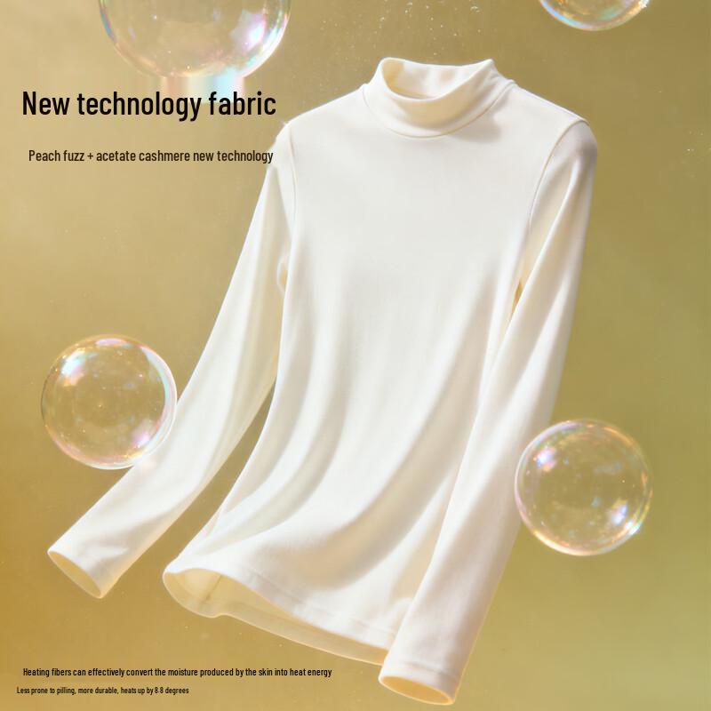 LANGSHA Damska dopasowana termiczna warstwa bazowa z golfem