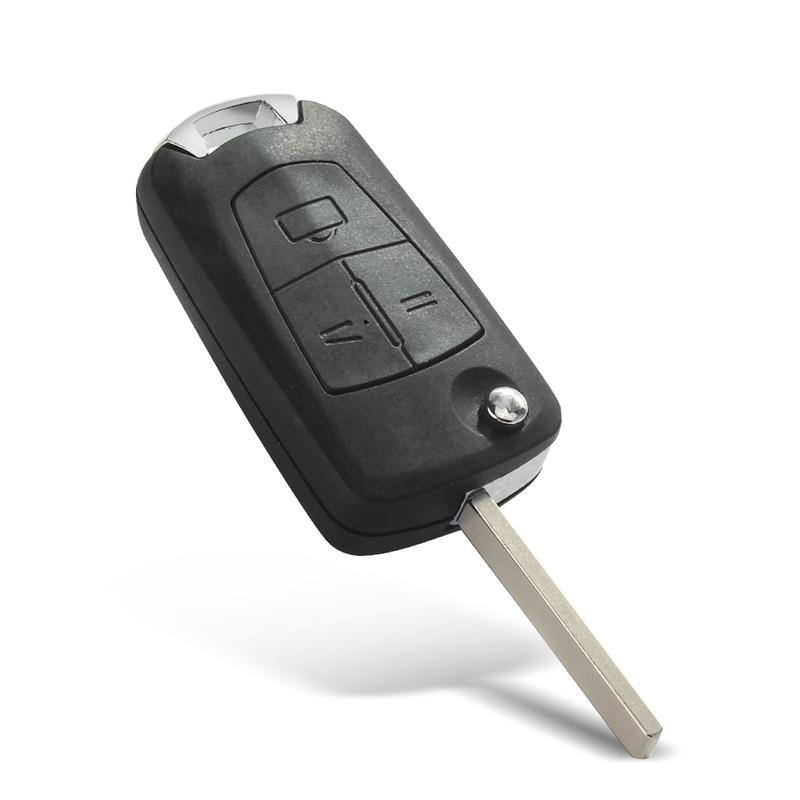 KEYYOU Remote Modified Flip Folding Car Key Shell For Opel VAUXHALL Vectra Astra Zafira 3Buttons HU100 HU46 Blade Fob Case