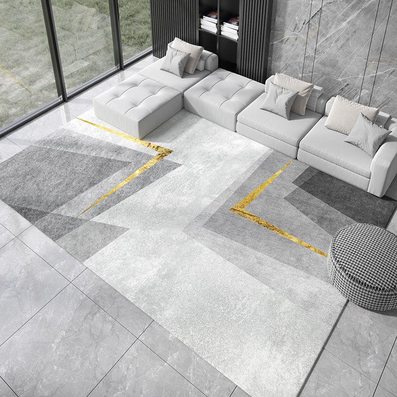 Nordischer grauer Teppich Wohnzimmerdekoration Schlafzimmer Große Fläche Lounge-Teppich Zuhause Kaffeetische Bodenmatten 200x300 Raumdekoration Modern