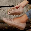 Fashion Women's Shoes 2025 New Women's Casual Round Toe Bow-knot Flat Shoes Women Breathable Loafers Slip On Comfort Shallow Shoes 35-43