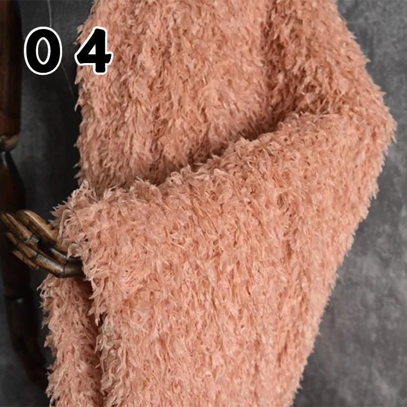 Tessuto con Frange di Piume Simulate 50x150cm Morbido Fatto a Mano DIY Materiale Decorativo per Sfondo Fotografico Costume di Scena Abito Soffice Fornitura