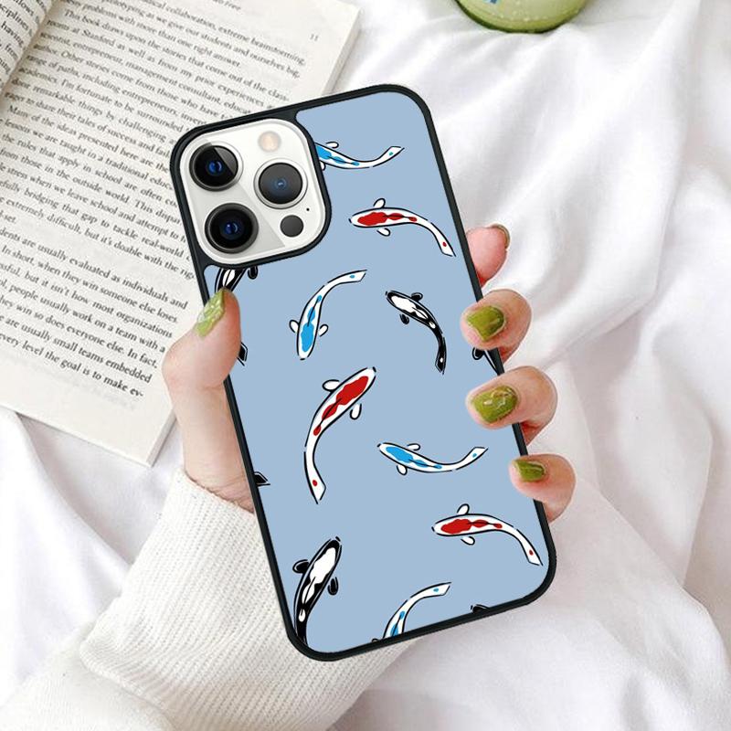 Carp Fish Phone Case for iPhone 17 Air 16 PRO MAX 15 14 PLUS 12 11 13 Back Cover Fundas Shell Coque