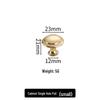 Gold Black Stainless Steel Round Drawer Handle for Kitchen or Shoe Cabinets