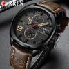 CURREN 8324 Herren-Sportuhr Herren Top-Marke Luxus Quarz Herren-Chronograph Datum Militärisch Wasserdicht Armbanduhren