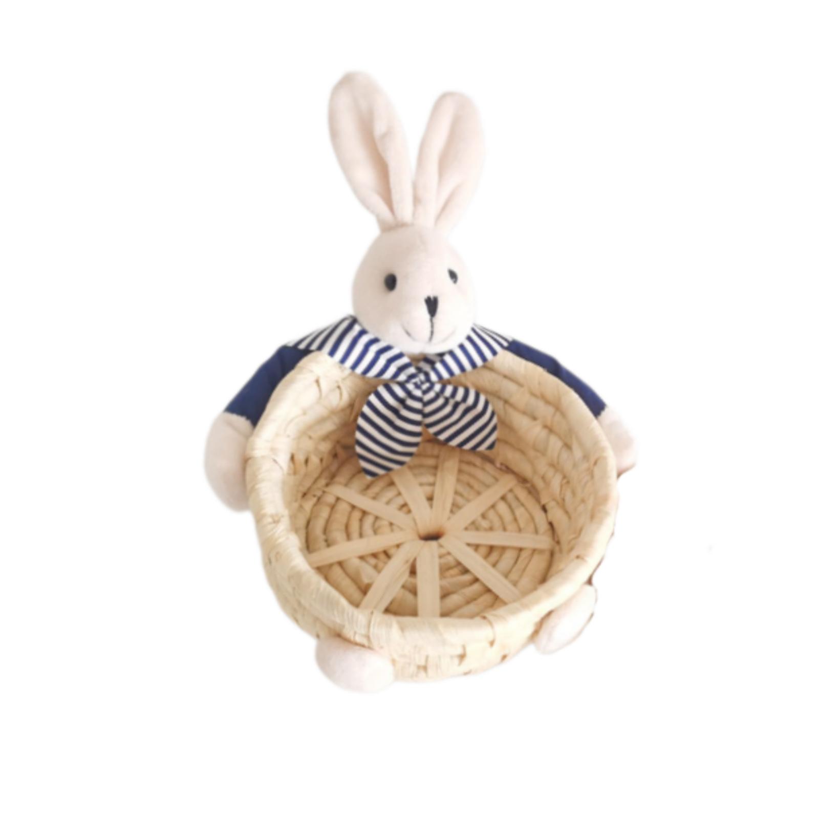 

Home Decor Straw-Woven Ornament — Rabbits Design (large) One Size