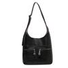 Autumn Winter Vintage Large Capacity Shoulder Bag Women Leisure Pu Leather Crossbody Bag Simple Versatile Female Handbag