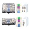 Fused Power Distribution Block Set Anl Fuse Holder Vehicle Repair Parts Strong Fireproofing Grade for Car Audio Replacements