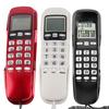 Home Telephone Mini Wall Telephone Home Office Hotel Incoming Caller ID LCD Display Landline Phone Telephone Wired Telephone