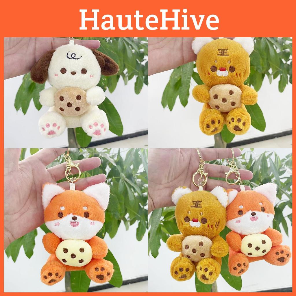 Premium Plush Quality Bear Keychain With Cute Fox Design Perfect For All Ages