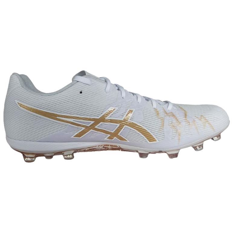New ASICS DS LIGHT ACROS PRO 3 Soccer Shoes Unisex White Gold 1103A129-101
