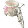 Bike Flower Basket Plant Stand Nostalgic Bicycle Planter Flower Stand Garden Decor for Home Wedding Decoration, Desktop Decoration