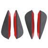 Bumper Guard Protector Car Accessories Exterior Carbon Look 4pcs Anti Scratch Front Bumper Lip