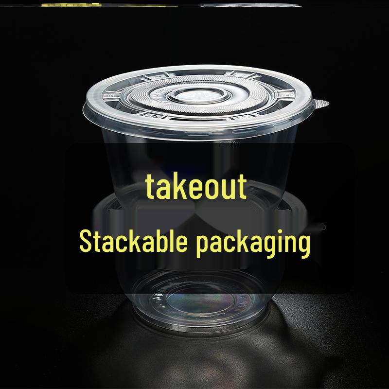 BiaoXing Disposable Plastic Takeaway Bowl