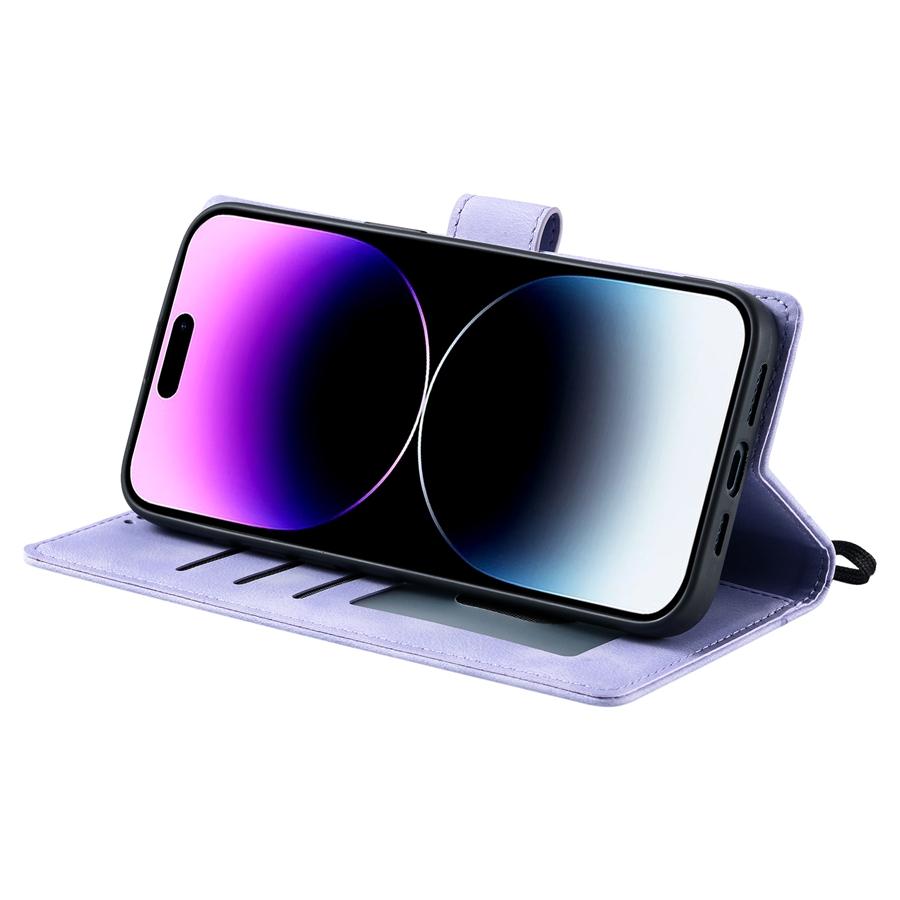 Wallet Phone Cases with Card Holder + Photo Frame Compatible with iPhone 17 16 15 14 13 12 Samsung Galaxy S25 S24 S23 A56 A55 A54 Kickstand Flip Cover