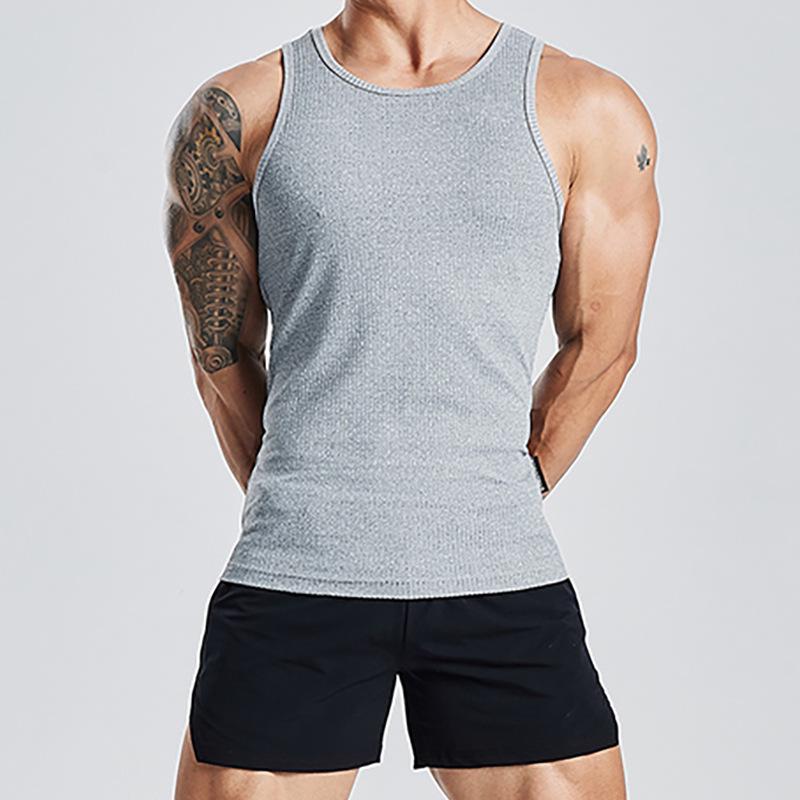 Men's 2024 High-End Breathable Y-Back Sleeveless Tank Top for Outdoor Running and Casual Sports