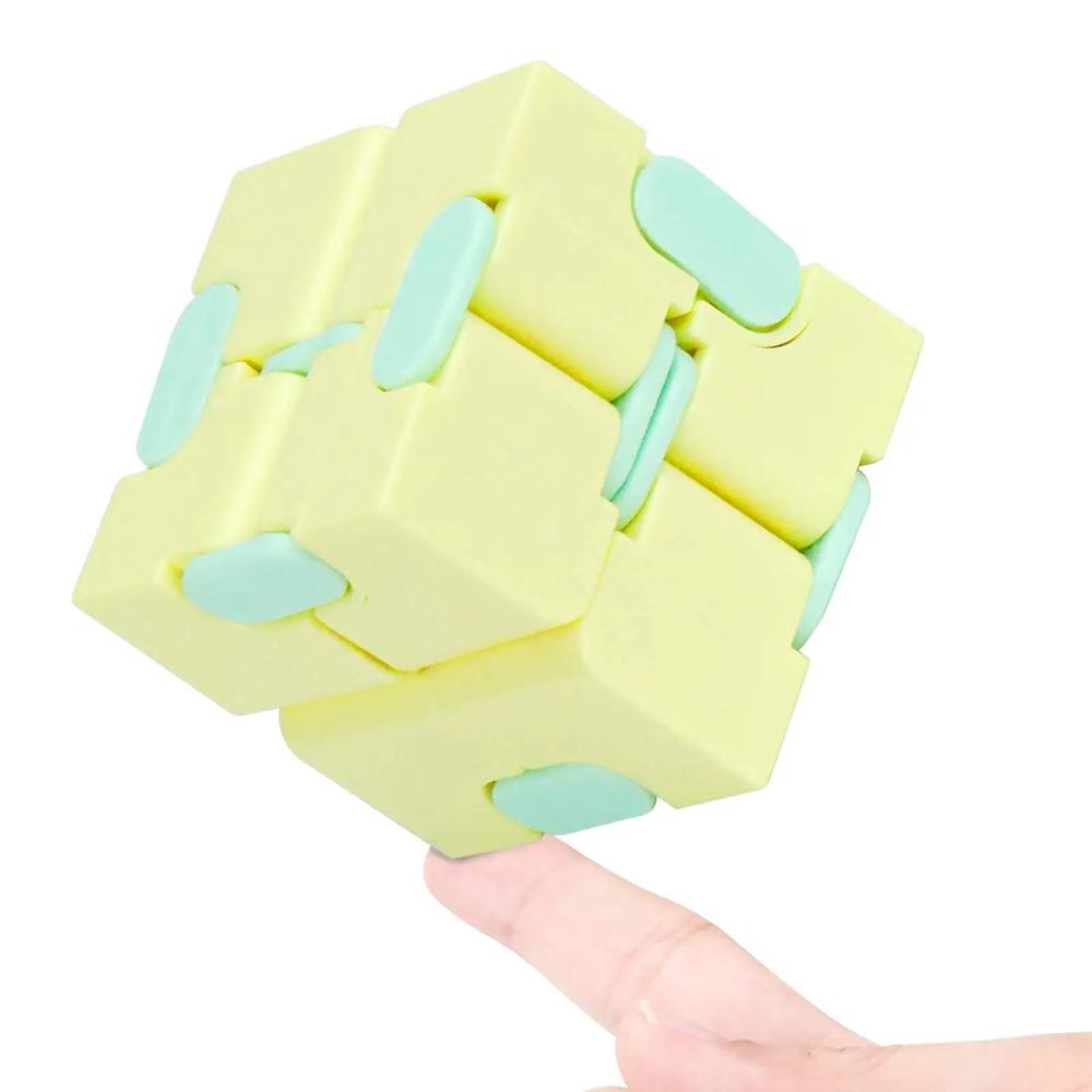 Infinity Cube Fidget Senzorická hračka Mini Puzzle Kocka Hračka Úleva od Stresu Úzkosti Magická Puzzle Překlápěcí Hračka pro Děti s ADHD, Autistické Děti, Dospělé