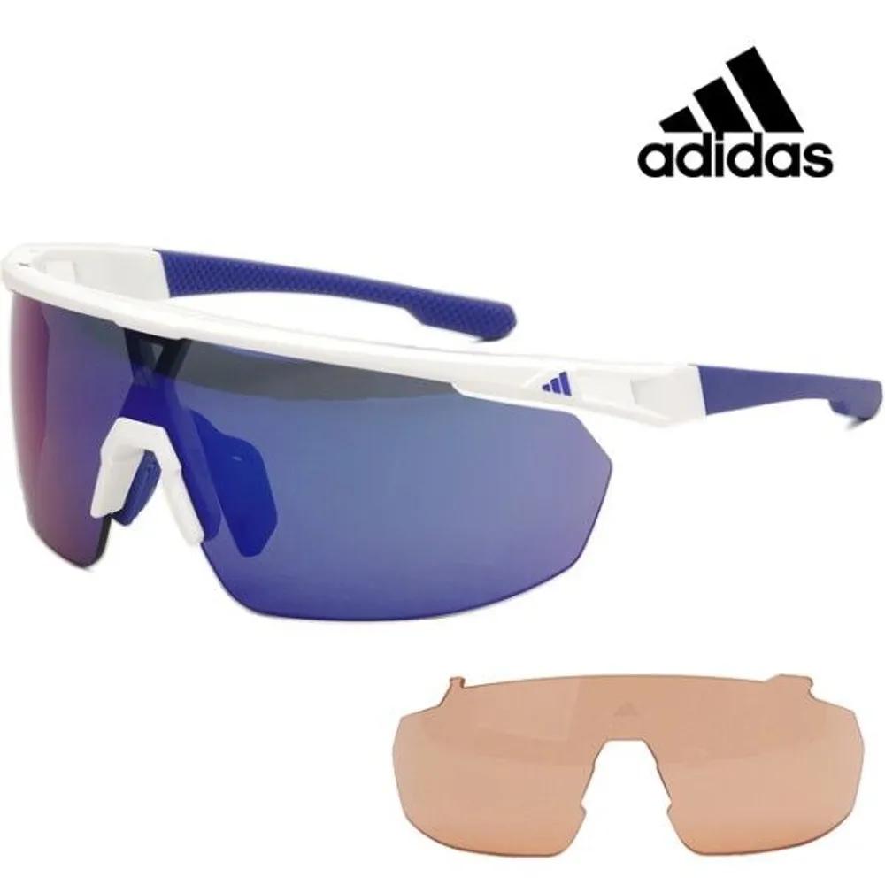 

[adidas] Sports Sunglasses Day/Night Replacement Lenses Blue Mirror Baseball Golf Goggles SP0094 21Z
