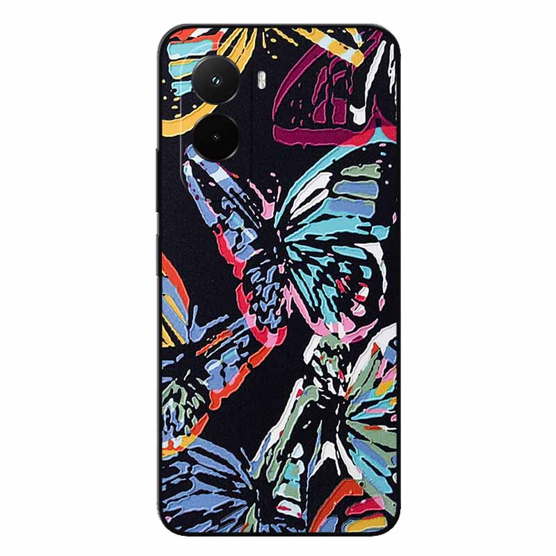 3D Relief Embossed Retro For Poco M7 4G Case Soft Silicone Back Cover For Xiaomi PocoM7 4G 3D TPU Relief Funda Poco M7  M7 4G 3D