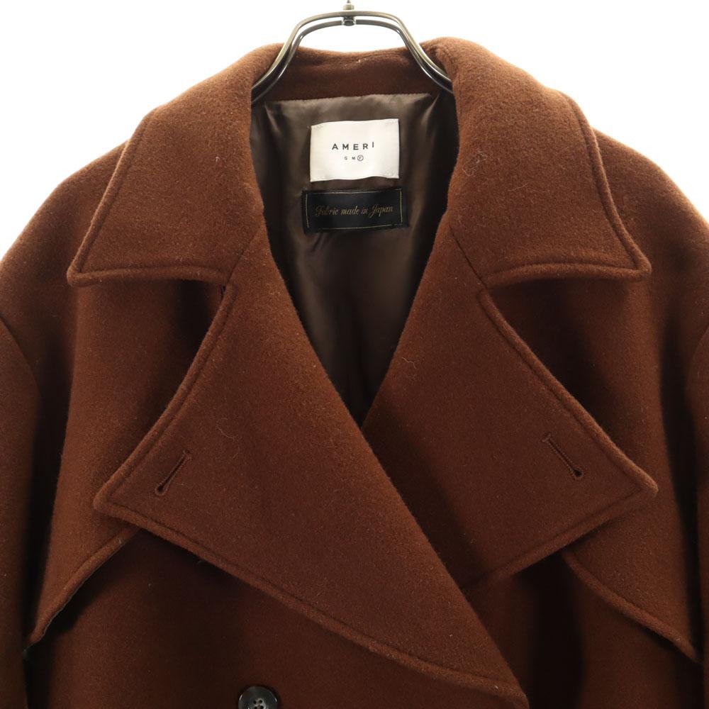AMERI UNDRESSED Wool Coat F Brown Women Used