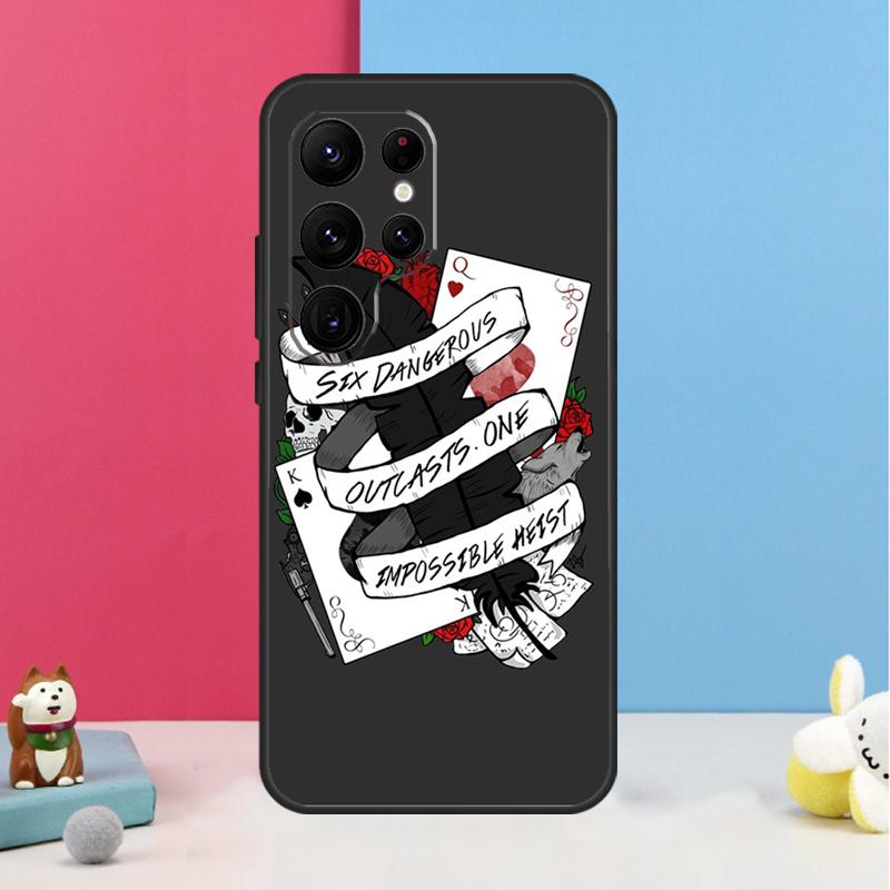 Six Of Crows Case For Samsung Galaxy S26 S25 S24 S20 S21 S22 S23 Ultra S10 Plus S25 FE Back Cover Shell