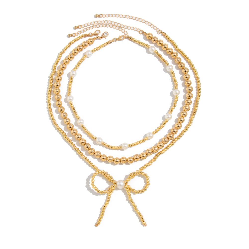 Multi-layer Butterfly Sunflower Necklace Heart Bowknot Pendant Choker  Bridal