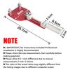 1Pcs 77750 Oil Filter Cutter Tool Filter Cutting Range 2-3/8" - 5" Adjustable Aluminum Auto Cutting Accessories (Red/Black)