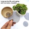 50PCS/Set Round Flower Pot Hole Mesh Pad Plastic Flower Pot Bottom Mat New Flower Pot Gasket  Garden