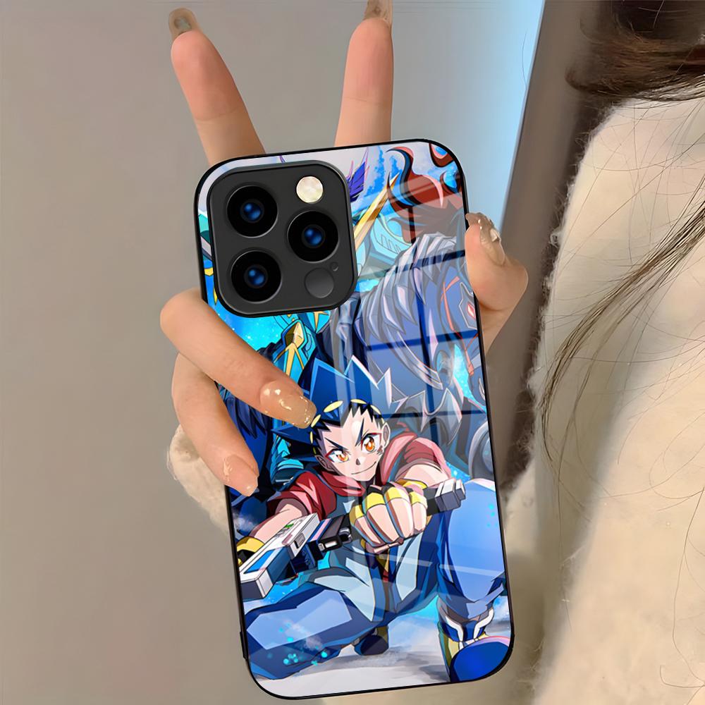 S-Beyblade X Phone Case For IPhone 17 Pro Max 16 15 14 Pro Max 13 11 Plus Glass Cover