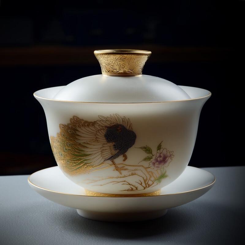 Chaxun 'Purple Energy' Unglazed Ceramic Gaiwan Teacup