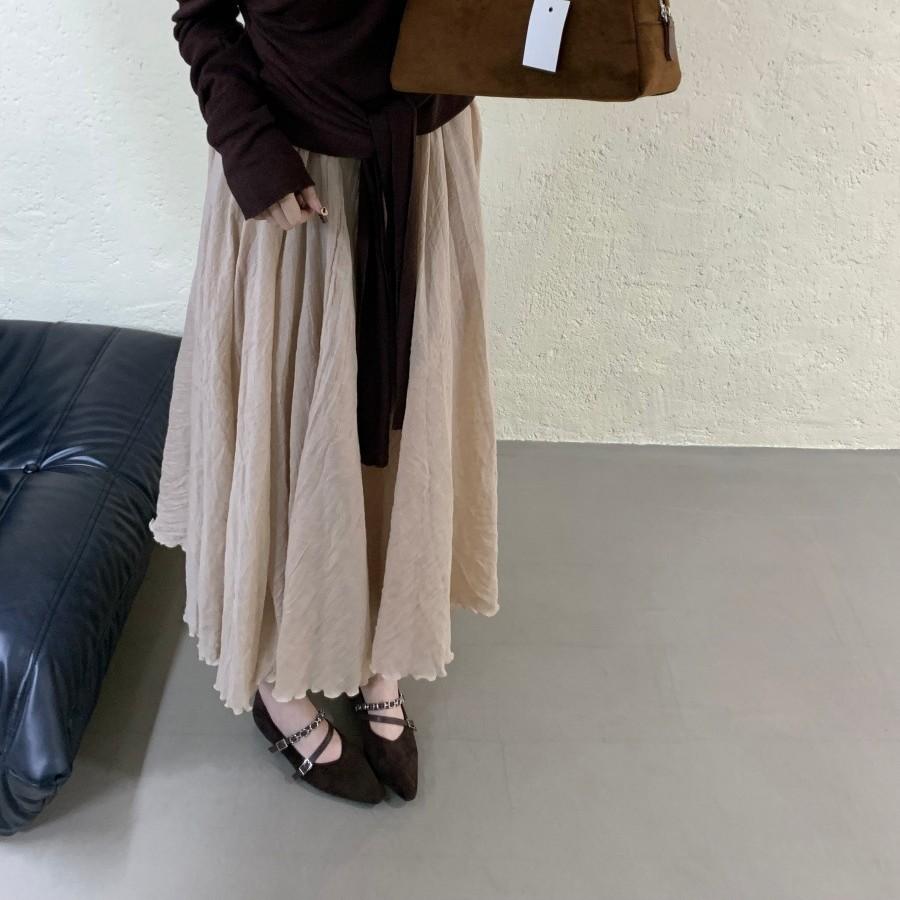 2025 autumn new pointed chain texture inner height increase single shoes women's evening breeze bow Mary Jane shoes