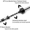 Pen Mandrel MT2 Metal Pen Turning Mandrel Woodturning Accessories Wood Turning Mandrel Workshop with Bushings