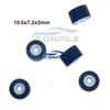 5pcs 10.5mmx7.2x2 Pinch Roller for Audio Tape Recorder Cassette Deck Music Stereo Player