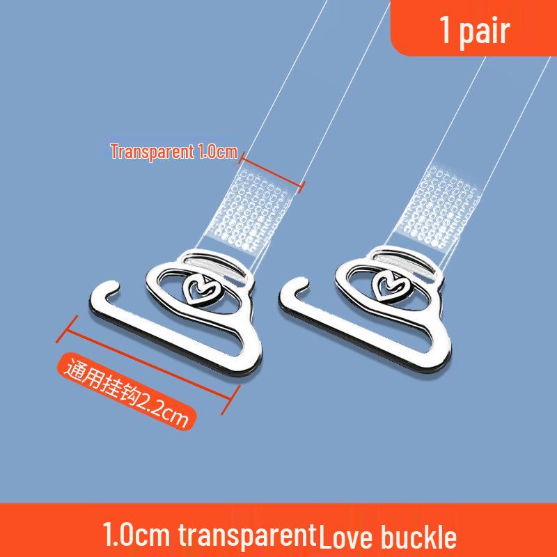 Transparent Non-Slip Bra Straps: Seamless, Invisible, Replaceable, Non-Binding Shoulder Straps
