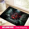Dark Fantasy Pokemon Haunted Hospital Print Non-Slip Doormat Floor Mat