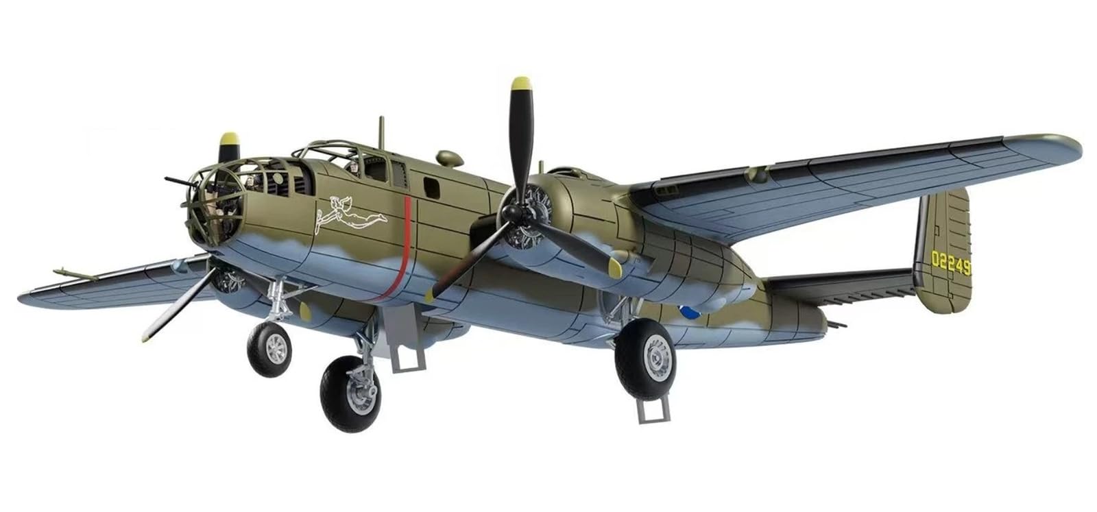 

Bunker Studio US Army Air Forces Plastic Model Kit Parts BST WS70058X 1/700 B-25B Doolittle Raid (16-plane set) (Ship)