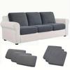 Solid Color Thickenastic Sofa Cover Living Room Protector Kids Slipcover Couch Cover Seat Cushion Washable Removable