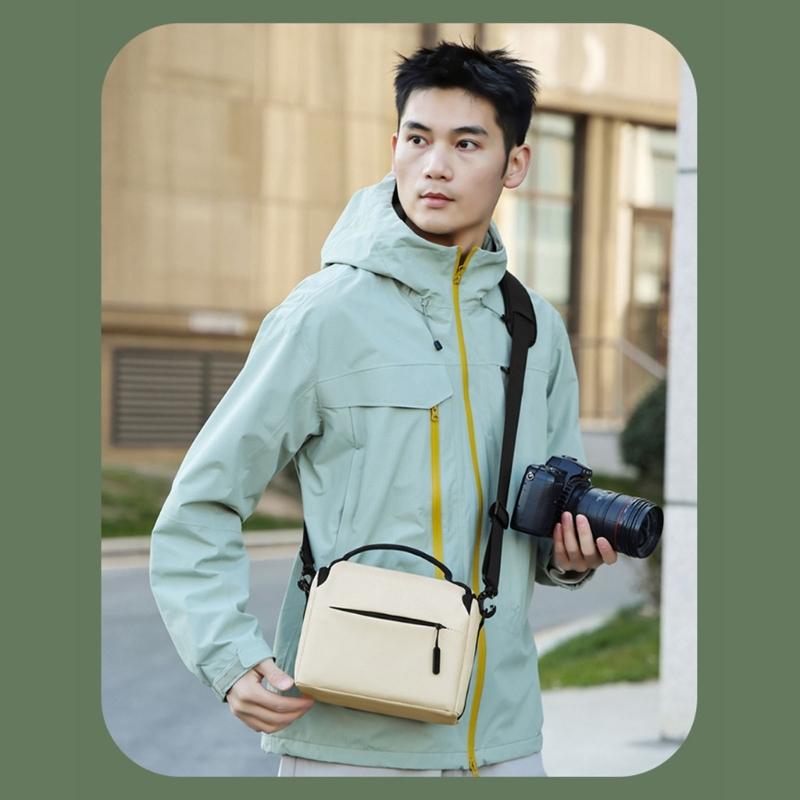 Bolsa de Câmera Impermeável Leve Para Câmeras DSLR Proteções e Alça de Ombro Ergonômica