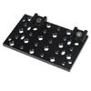 1/4 in and 3/8 in Mount Hole Camera Plate with Two Cold Shoe Holders, Metal Expansion Mount for Camera Support Arms and Extra Video Gear
