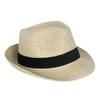 Summer Straw Hat Outdoor Sun Protection Sun Hat Men British Jue Hat Holiday Beach Hat Small Topper Hat
