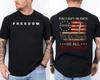 Man kann uns nicht alle zum Schweigen bringen Ich BIN Charlie Tribut, Freiheit Charlie Kirk T-Shirt 2 Seiten Unisex T-Shirt