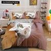 Set Biancheria da Letto per Animali Domestici Simpatico Set Letto per Gatti per Bambini Copripiumino Federa Copripiumino Kawaii Kitty Poliestere Morbido