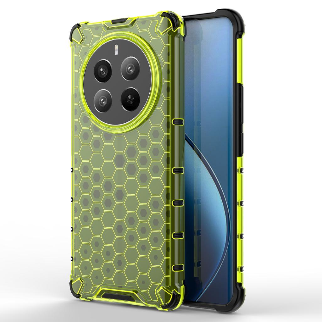 For Realme 12 Pro 5G/12 Pro+ 5G Case Honeycomb Design TPU+PC Smart Phone Cover